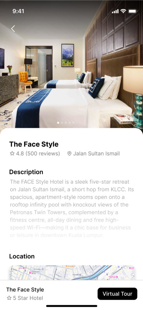 Toranj app screen
