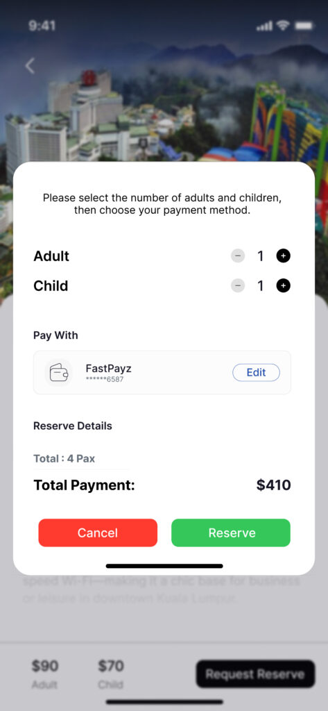 Toranj app screen